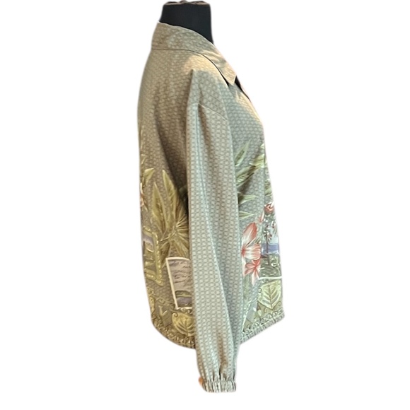 VINTAGE Teddi Women'sTrack Suits Button Down W/Elastic Waist, Size Medium - Picture 4 of 8